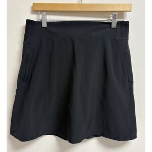 Athleta Black Active Skort Built-In Shorts Women’s Size 6